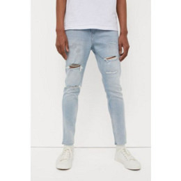 DNK Faint Washed Denim Light Blue Jeans