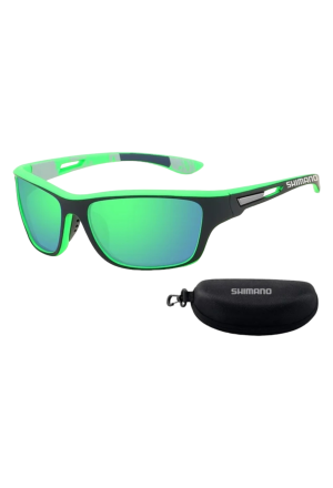 Sonnenbrille SHIMANO pulsar grün