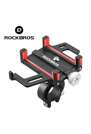 Telefonhalter 360 ROCKBROS schwarz rot