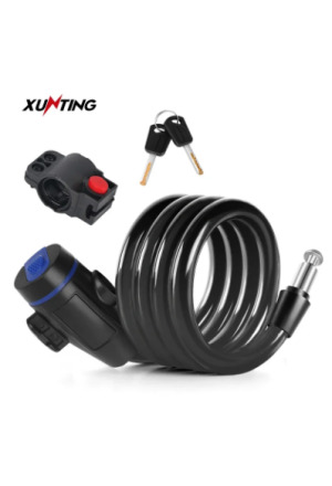 Fahrradschloss 12mm blau 90cm Typ 2