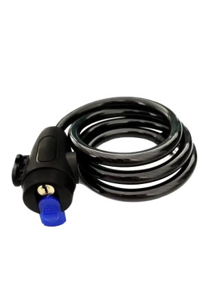 Fahrradschloss 12mm blau 90cm  Typ 1