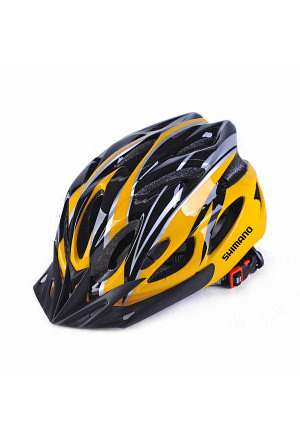 Fahrradhelm Absolut Shimano Edition gelb schwarz