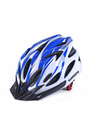 Fahrradhelm Absolut Shimano Edition blau weiss