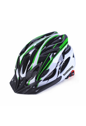 Fahrradhelm Absolut Shimano Edition grün schwarz