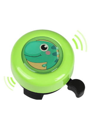 Kinder Fahrradklingel Dino grün