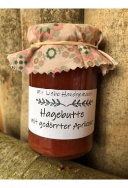 Hagebutten-Dörraprikosen Konfitüre 