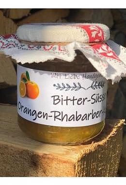 Bitter-Süsse Orangen-Rhabarber Konfitüre