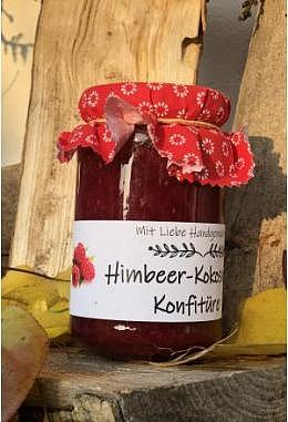 Himbeer Cocosnuss Konfitüre