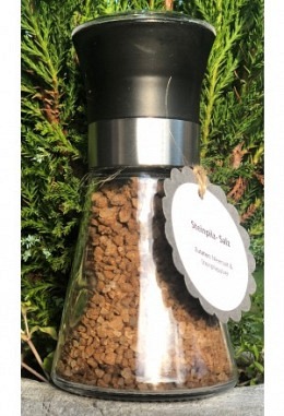 Steinpilzsalz in der praktischen Mühle