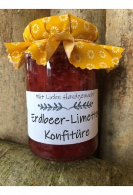 Erdbeer-Limetten Konfitüre