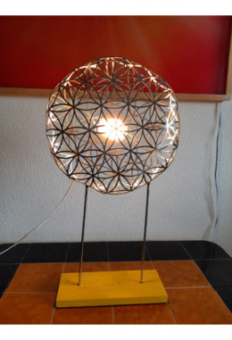 Blume des Lebens Tischlampe Flower