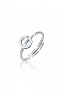 Anello con iniziale C