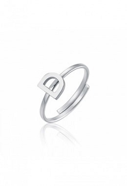 Anello con iniziale D