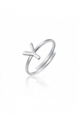 Anello con iniziale Y