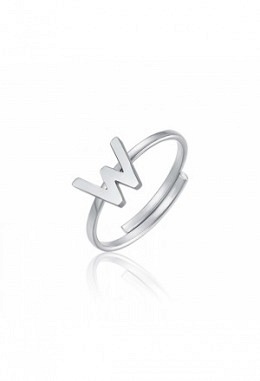 Anello con iniziali W