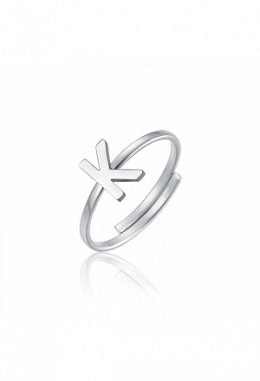 Anello con iniziale K