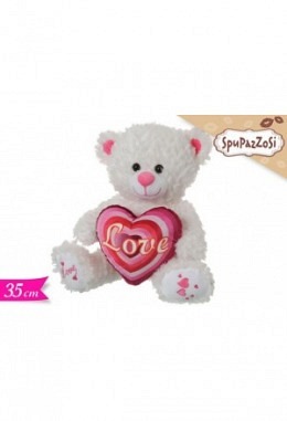 Orso Con cuore 35 cm.