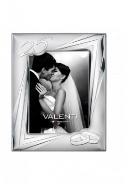 Cornice in argento 25° anniversario