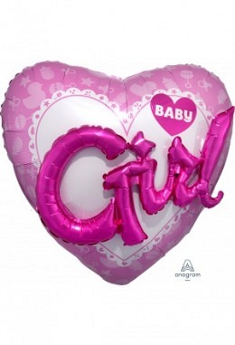 Palloncino cuore con scritta in 3d