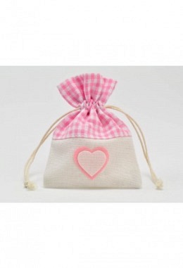 Sacchetto scacchi rosa