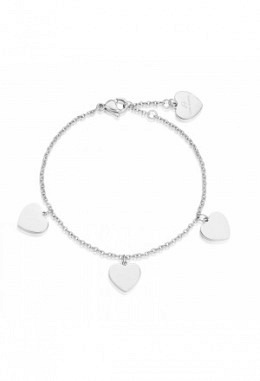Bracciale con charm Cuori
