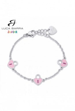 Bracciale con lucchetto e cuore