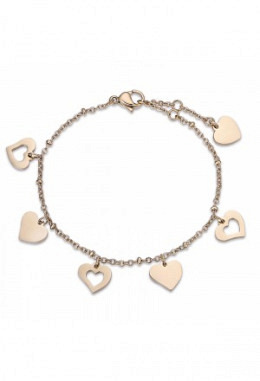 Bracciale con cuori Gold Bracciale con cuori Gold