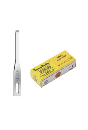 Lames de gouge Swann Morton n ° 61 stérile boîte de 25