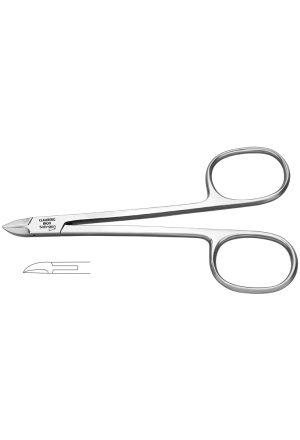 Clauberg 5200.2 Pince à œil 10 cm tranchant