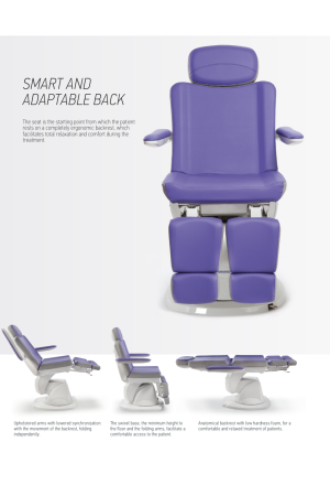 Fauteuils de podologie avec 3 moteurs NAMROL Nova 3M