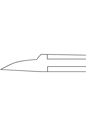 Clauberg 5201.5 Pince à coin 11,5 cm fine