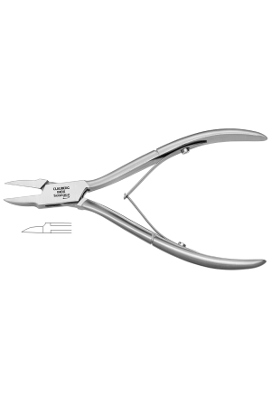 Clauberg 5201.12 Pince à coin 13 cm Tranchant effilé latéralement