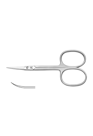 Clauberg 5220.31 Ciseaux à cuticules 9 cm courbé Pour les gauchers
