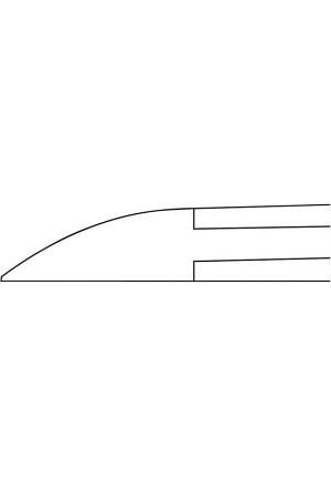 Clauberg 5201.9 Pince à coin 13 cm conception robuste
