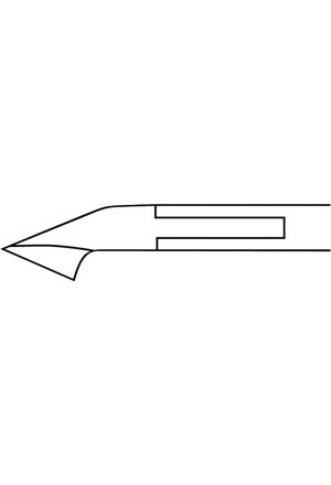 Clauberg 5204.1 Pince à œil 10 cm longueur de coupe 5 mm