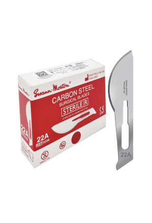 Swann Morton Nr. 22A Sterile Skalpellklingen, 100er-Box