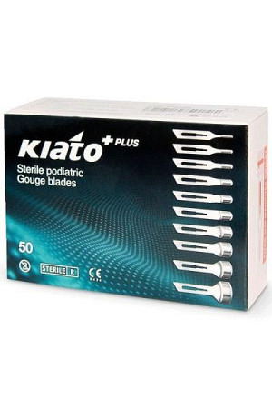 Lames de gouges stériles Kiato No 6 - 50 pce