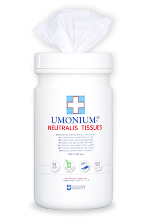 UMONIUM38® Neutralis Tissues - boite de 100 coupons (20x20cm)