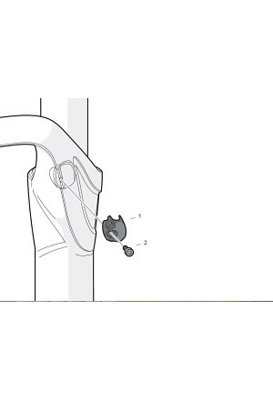 Öhlins Leitungsführung RXF34/RXF36/RXF38/DH38