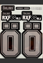 Öhlins Sticker Kit RXF38 m.3 grau