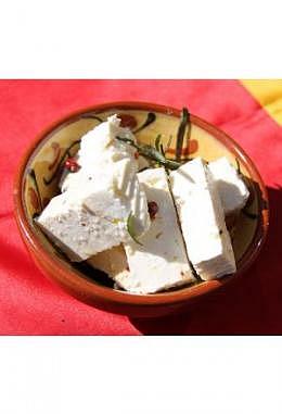 Queso fresco en Aceite