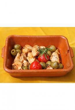 Pollo al Horno con Aceitunas
