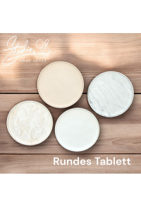 Rundes Tablett
