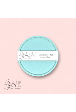 Untersetzer 2er Set - Türkis