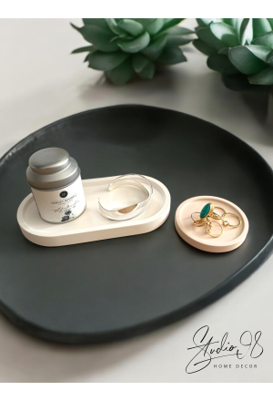 Ovales Tablett Set °Natur°