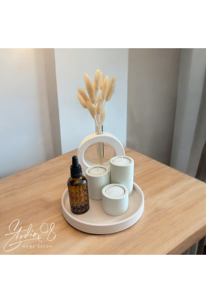 Rundes Tablett °Beige° (klein)