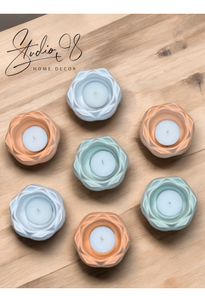 Lotusblüte Türkis 2er Set 