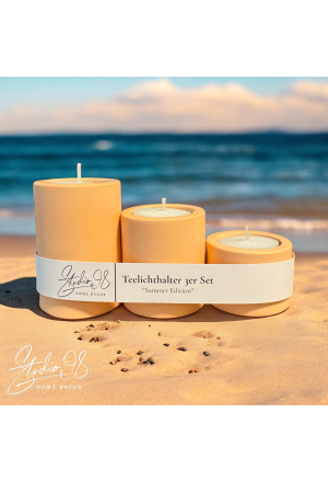 Teelichthalter 3er Set °Koralle°