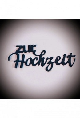 Zur Hochzeit