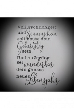 "Voll Fröhlichkeit...."